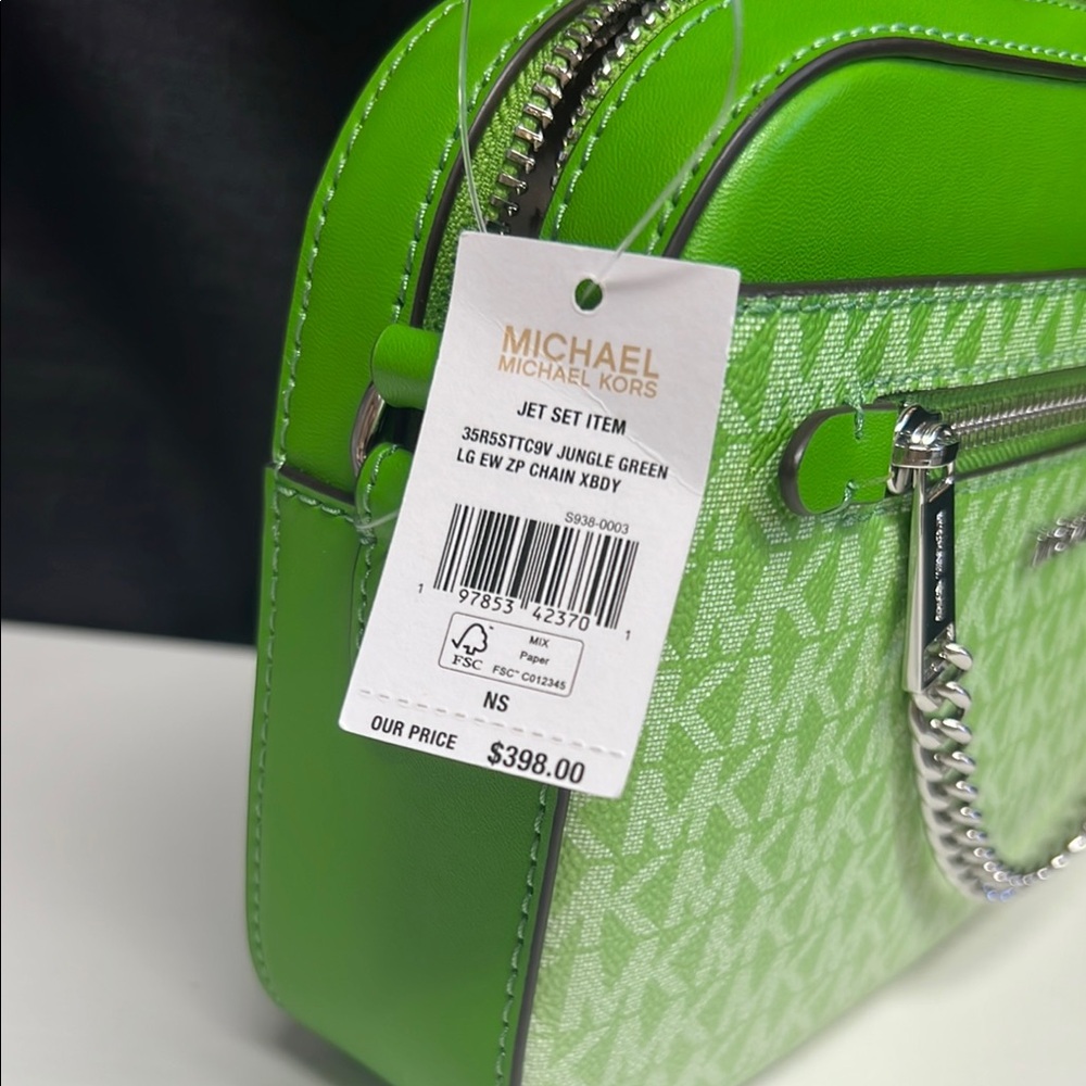Michael Kors Green Ombré Crossbody Bag - Picture 2 of 3